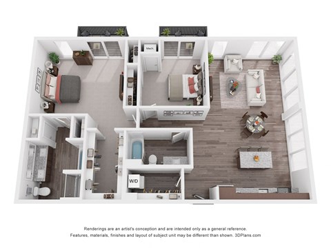 C14 Floor Plan at Maven on Broadway, Rochester, MN